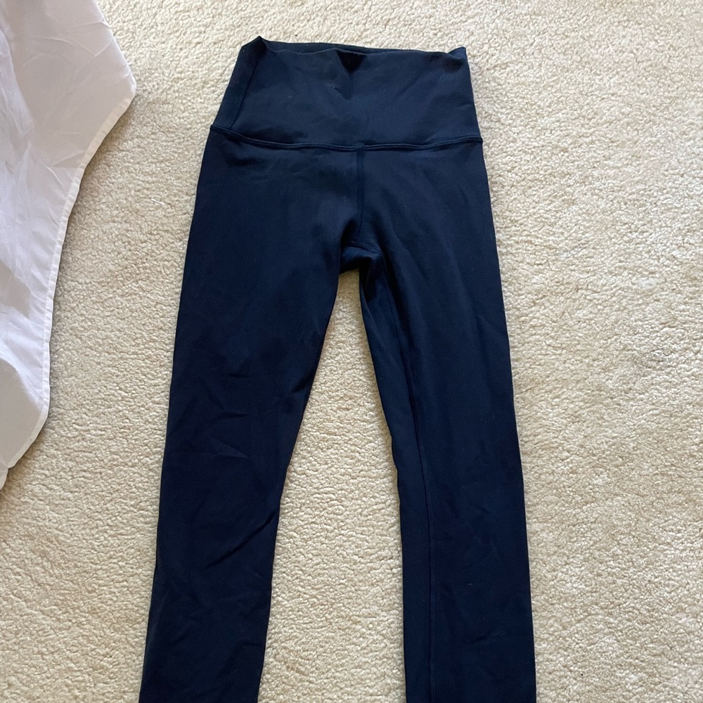 Lululemon Wunder Under Luon True Navy 25” Leggings